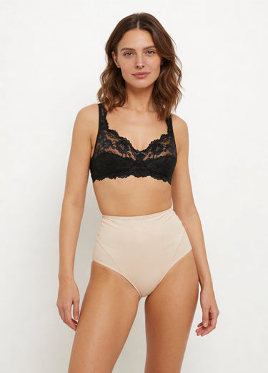 Soutien-gorge dentelle sans armatures Noir
