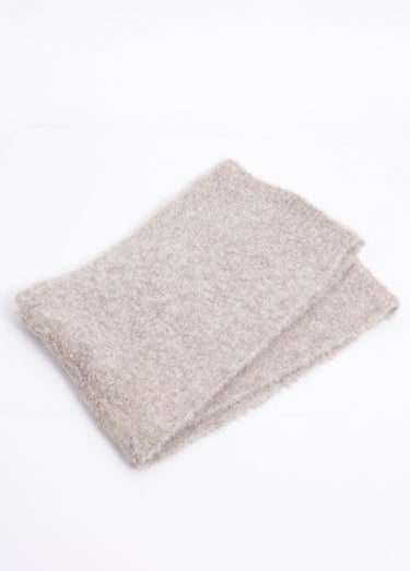 Echarpe chaude en maille mousseuse Taupe