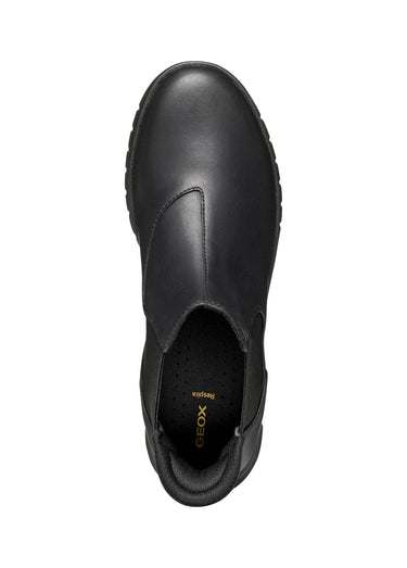 Boots Chelsea avec semelle crantée Noir