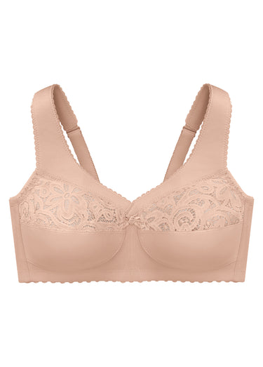 Soutien-gorge MagicLift Grand Maintien Coton Sans Armatures Spécial Grandes Tailles n°1001 Chair