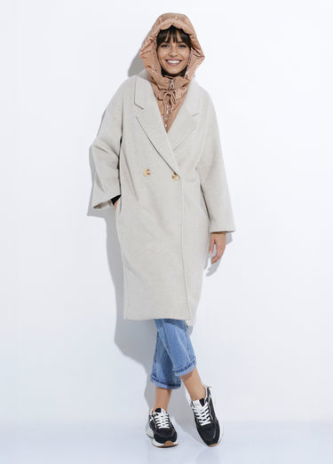 Capuche cagoule déperlante et zippée Camel