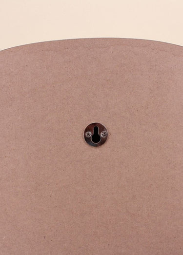 Miroir forme ovale, effet organique Naturel