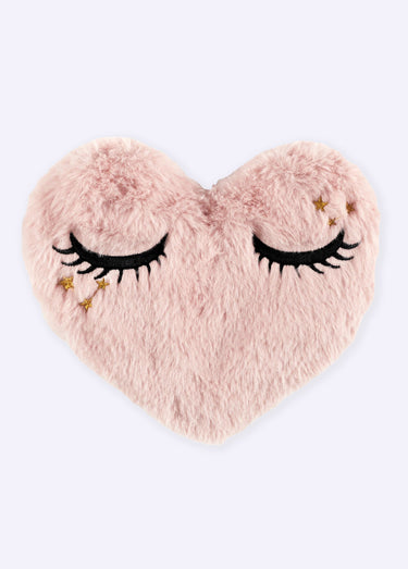 Chaufferette micro ondable fourrure Coeur