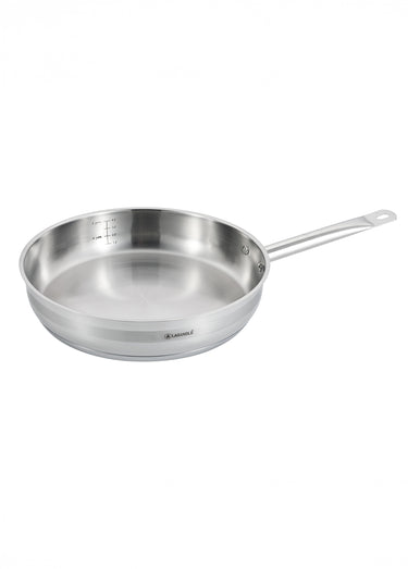 Poêle 32cm tous feux avec manche fixe Gris