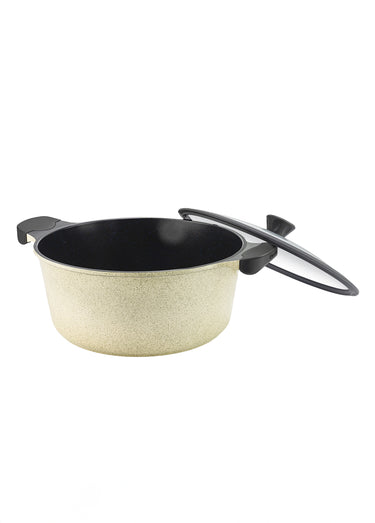 Faitout 24cm alu et céramique Vert