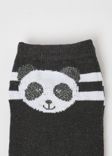 Chaussettes assorties, thème panda Gris/Noir