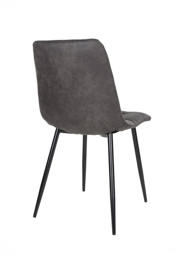 Chaises assise matelassée microfibre 3G Gris