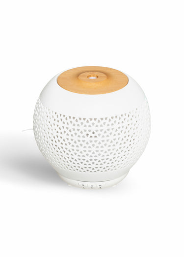 Diffuseur ajouré d'huiles essentielles Blanc