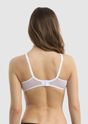 Soutien-gorge emboîtant tulle, GENEROUS BRODERIE Blanc