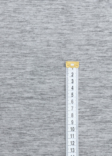 Coupon habillement, jersey chiné Lurex® Argente