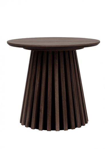 Table d'appoint, placage chêne moyen Fumé
