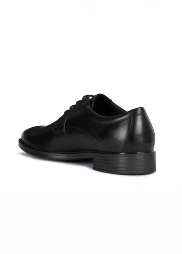 Derbys chic en cuir et à lacets Noir
