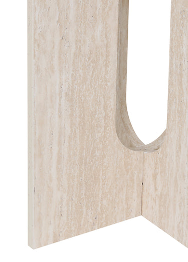 Table d'appoint ronde Anaya Beige