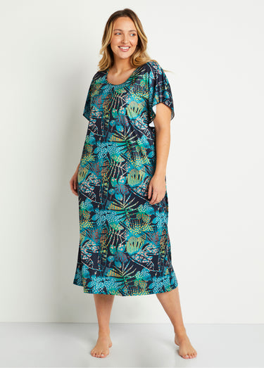 Robe d'intérieur imprimée Imprime