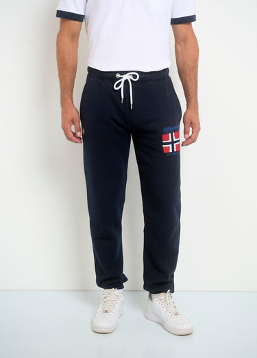 Pantalon de jogging molleton pour homme Marine