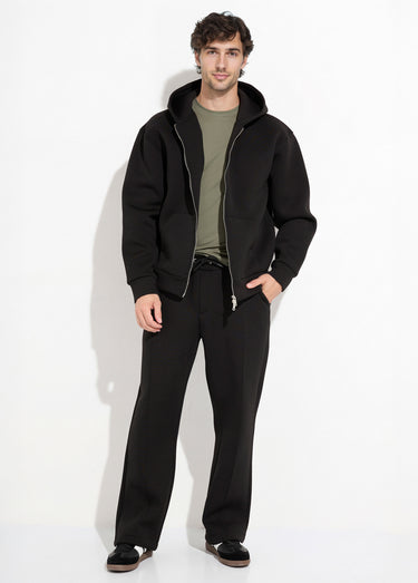 Ensemble détente épais sweat + pantalon Noir