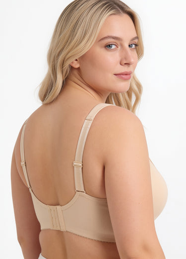 Soutien-gorge sans armatures brodé Chair