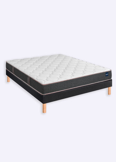 Matelas ferme en mousse anti_acariens, haut. 20cm Blanc