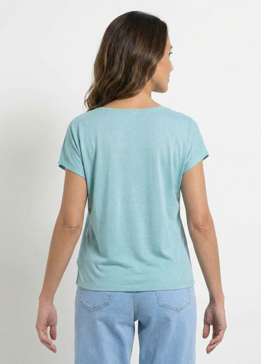 T-shirt dentelle coton manches kimono Opaline