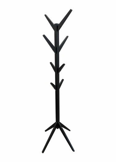 Porte manteau design en bambou Noir