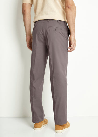 Pantalon ceinture ajustable invisible polycoton Gris