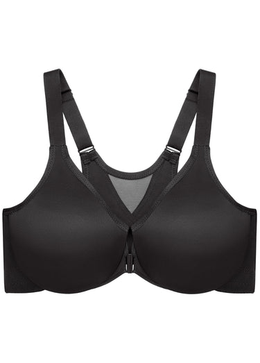 Soutien-gorge WonderWire ouverture devant Noir