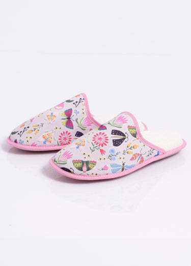 Chaussons mules souples largeur confort Beige