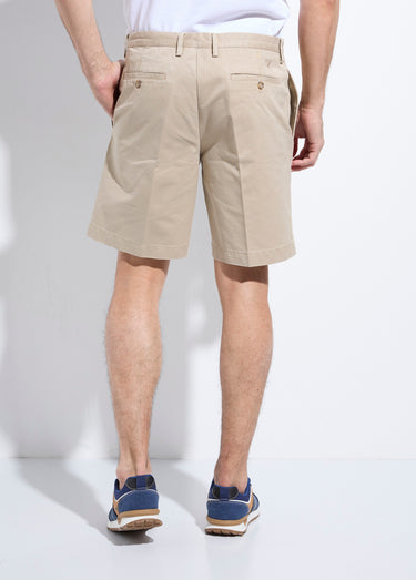 Bermuda chic en twill de coton Beige