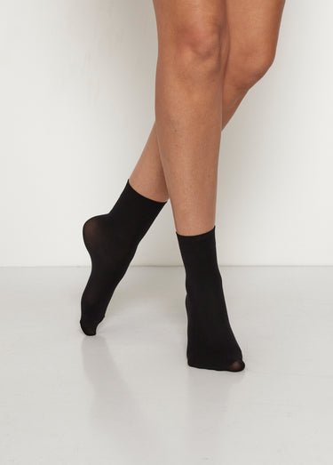 Chaussettes opaques, 50 deniers Noir