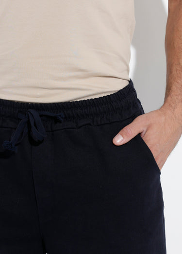 Pantalon élastiqué confort style casual Marine