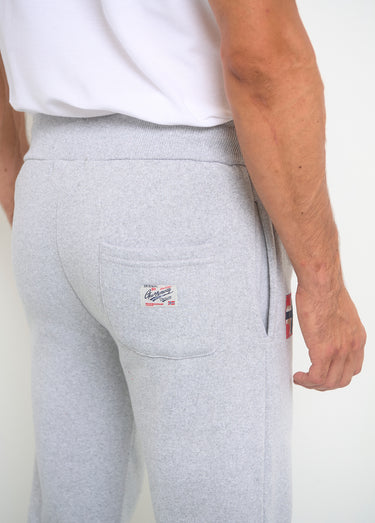 Pantalon de jogging avec logos Gris Melange
