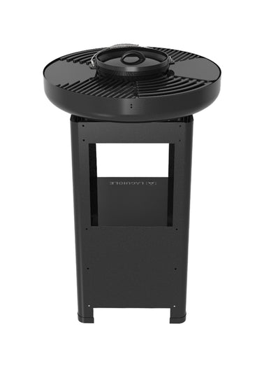 Brasero à bois haut de gamme, design moderne Noir