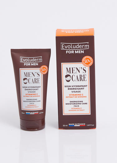 Coffret visage 3 pièces pour homme Marron