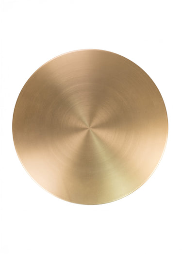 Table d'appoint haute, laiton et marbre Blanc / Laiton