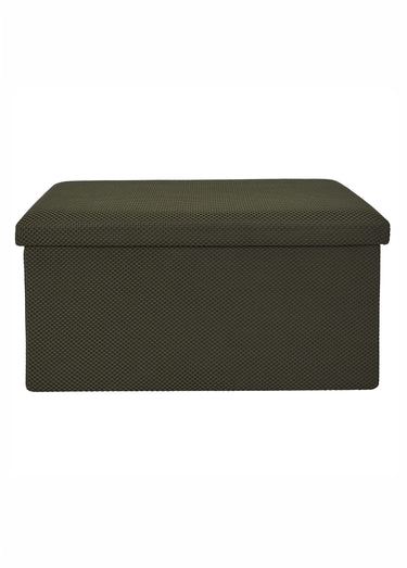 Banc coffre pliable design en mesh ATOME Kaki