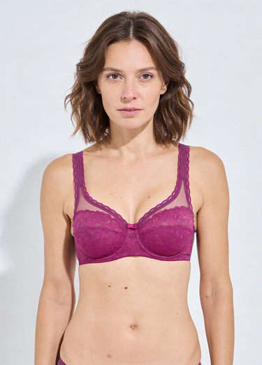 Soutien-gorge recyclé avec armatures Violine