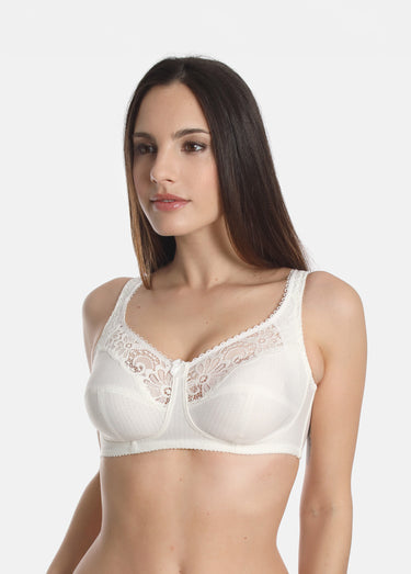 Soutien-gorge dentelle sans armatures Ivoire