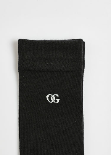 Paires de chaussettes motifs losanges Noir