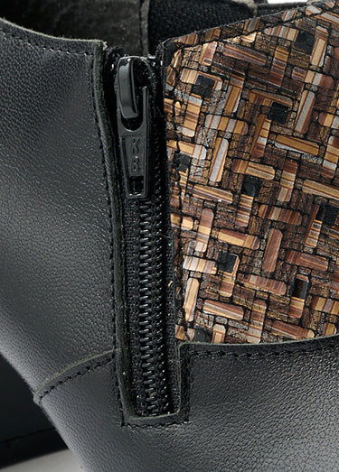 Derbies trotteurs zippés largeur confort Noir
