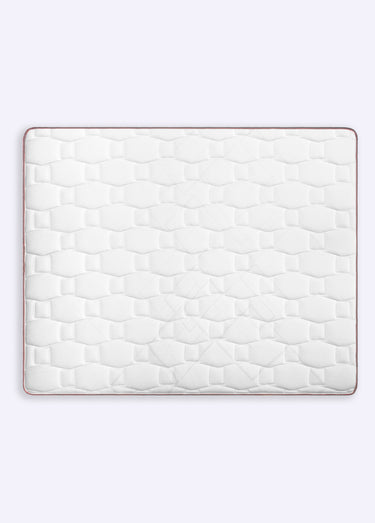 Matelas ferme en mousse anti_acariens, haut. 19cm Blanc