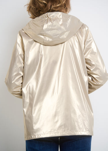 Coupe-vent zippé à capuche déperlant Dore