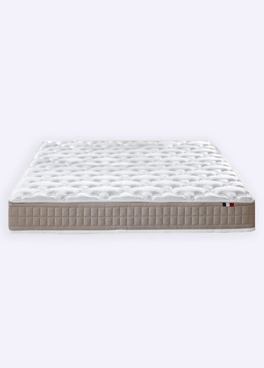 Matelas mousse latex 3 zones, haut. 17/18cm Blanc