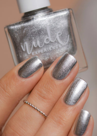 Vernis à ongles vegan métallisé Argente
