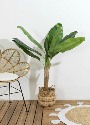 Plante verte artificielle, bananier Vert