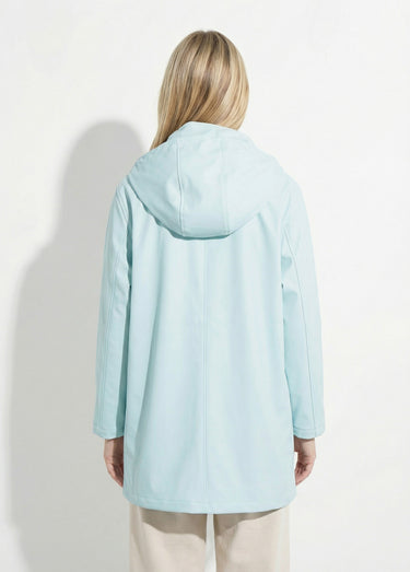 Parka à capuche zippée pressionnée déperlante Opaline