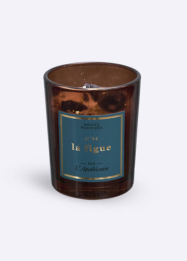 Bougie parfumée avec pierres, 6,5cm Rose