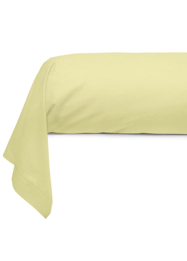Taie pur coton uni RELAX Vert Amande