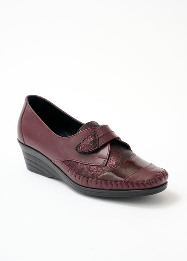 Derbies compensées, largeur confort Bordeaux
