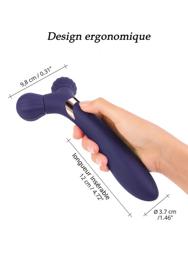 Sextoy vibrant et massant Fire Ball Indigo