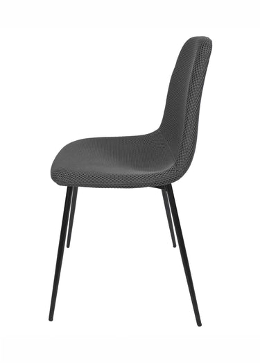 Set 4 Chaises design maille mesh ATOME Gris